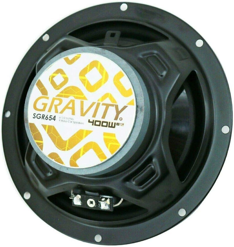 Gravity 4X GR-1686H 6.5-Inch 2-Way Coaxial Car Audio Speakers - 460 Watts Peak Power - Image 3