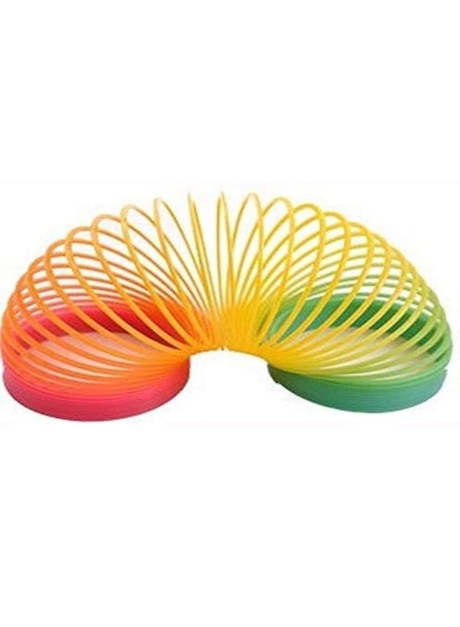 YOOKO Magic Rainbow Spring Bouncy Expandable Slinky Toy for Kids Birthday Return Gifts - Multicolor (Rainbow Spring) Pack of 1 - Image 3