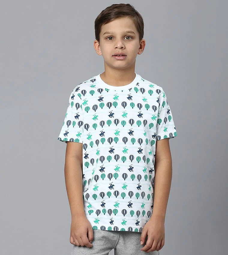 Boys Printed Cotton T-shirt