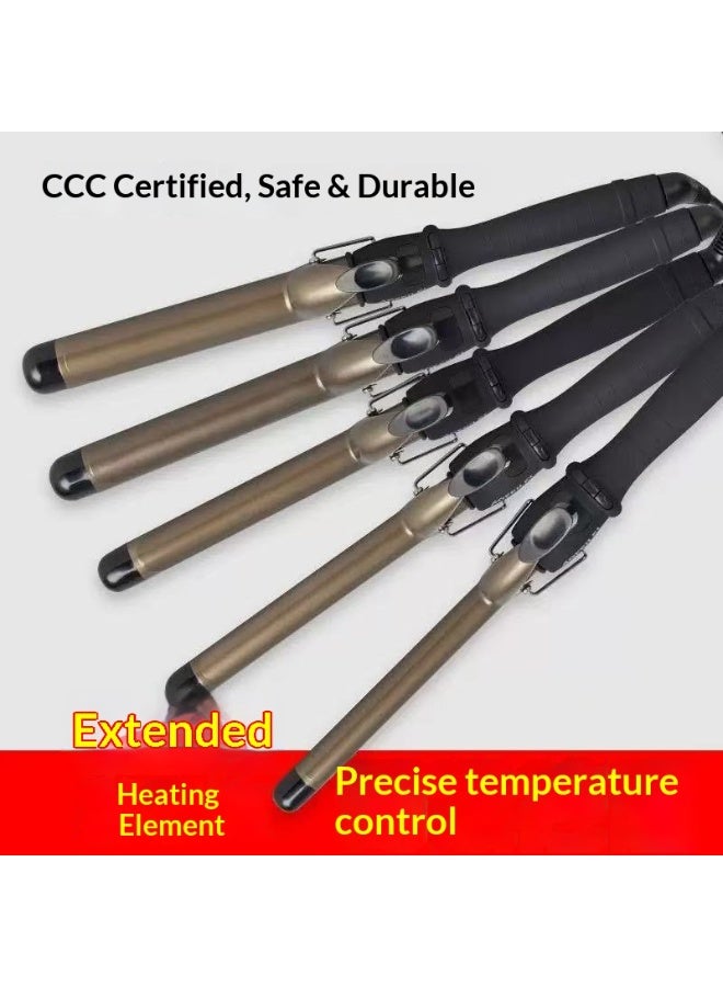 32mm diameter curling iron with 4-level intelligent temperature control! Ceramic hair protection, multi-functional styling in one device – curls or straightens effortlessly for long-lasting, glossy results. - Image 3