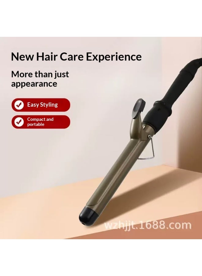 32mm diameter curling iron with 4-level intelligent temperature control! Ceramic hair protection, multi-functional styling in one device – curls or straightens effortlessly for long-lasting, glossy results. - Image 2