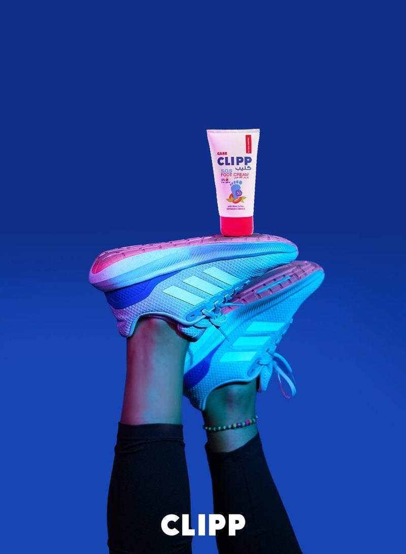 CLIPP S.O.S. Foot Cream with Shea Butter - Deep Hydration - Advanced Repair - Softens and Smoothens with Natural Beeswax - 75 ml - Image 4