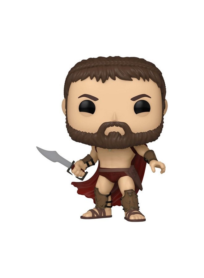 Funko POP! Movies: 300 - King Leonidas - 1/6 Odds for Rare Chase Variant - 300 The Movie - Collectable Vinyl Figure - Gift Idea - Official Merchandise - for Kids & Adults - Movies Fans - Image 2