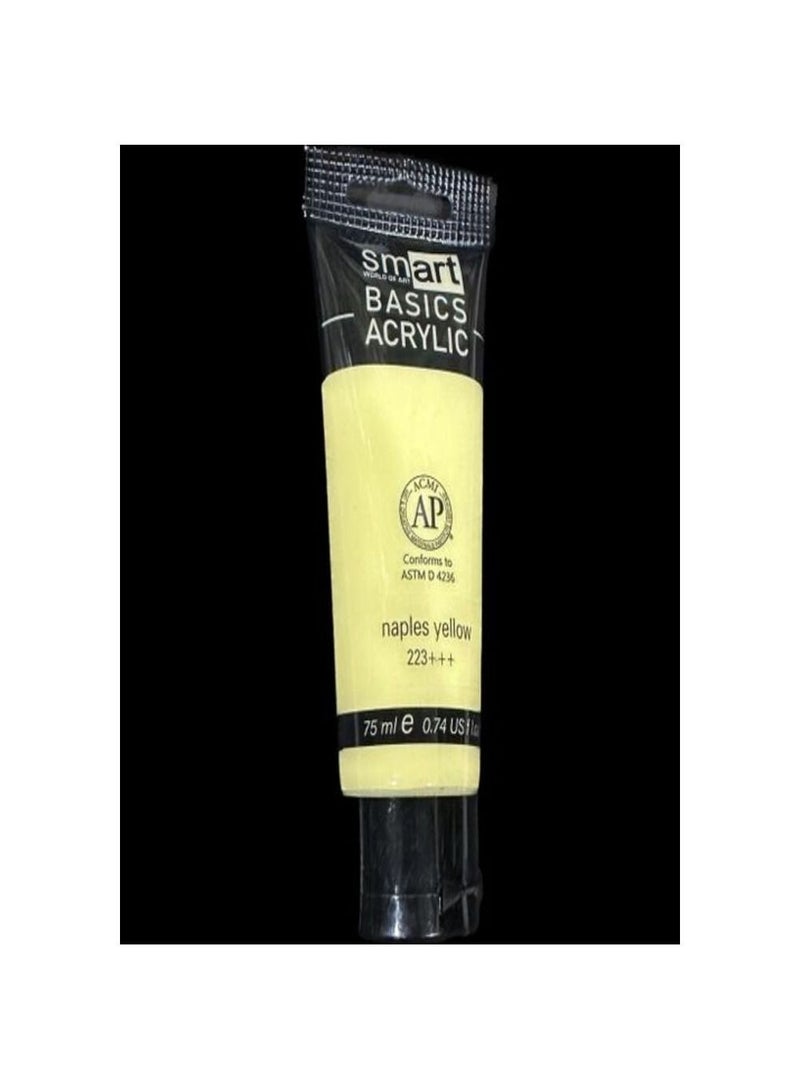 Smart Acrylic 75ml Tube - Naples Yellow (Beige) 223+++