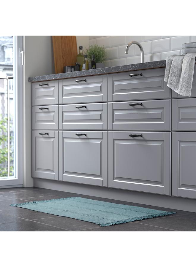 زبون سجادة منسوجة بشكل مسطح، أزرق فاتح، 55×85 سم - Image 5