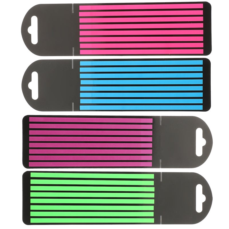 4 Books of Thin Note Strip Transparent Highlight Strips Portable Page Markers for Highlight - Image 4