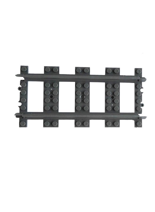 SPRITE WORLD City Train Track Set Straight Tracks Road Building Toy Compatible with Major Brands (18pcs Straight)  - Image 3