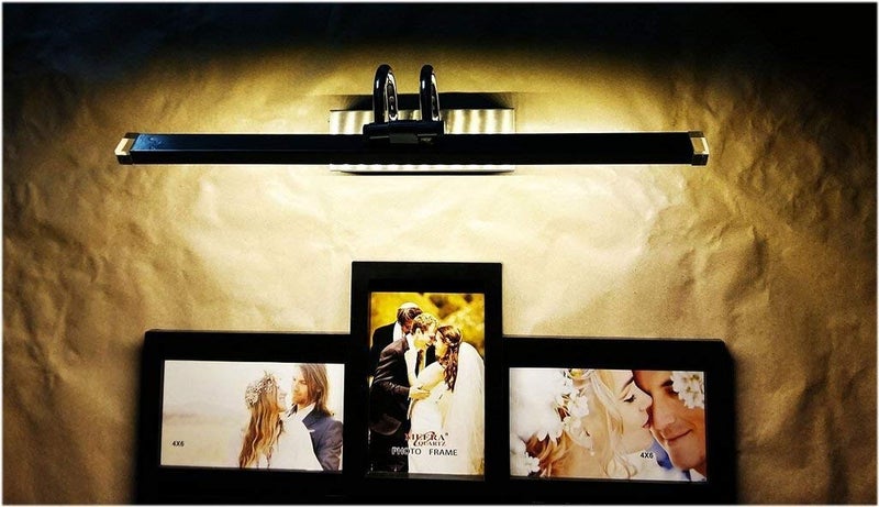 Weldecor White Led PictureMirrorSpotBathroomDisplayWall HangingLampLightLantern Fancy Light Style8