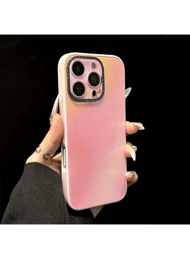Magnetic Wireless Charging Phone Case For iPhone 13 Pro Max Soft Gradient Cover Black - Image 2