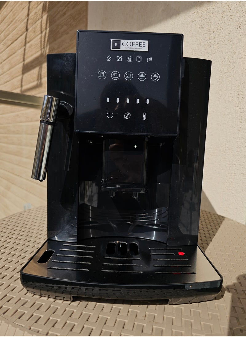 Automatic Espresso Machine Germany Pressure 20 Bar Power 1.5 L1500W Black Ecoffee