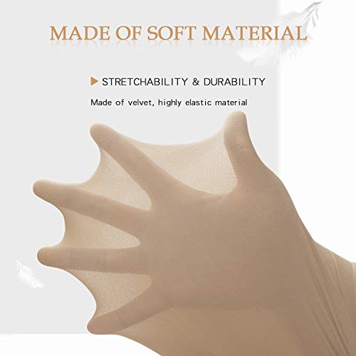 HETH Ballet Tights for Girls - Ultra Soft Dance Tights Convertible Tan Tight (Toddler/Kids,Small,2pcs) - Image 4