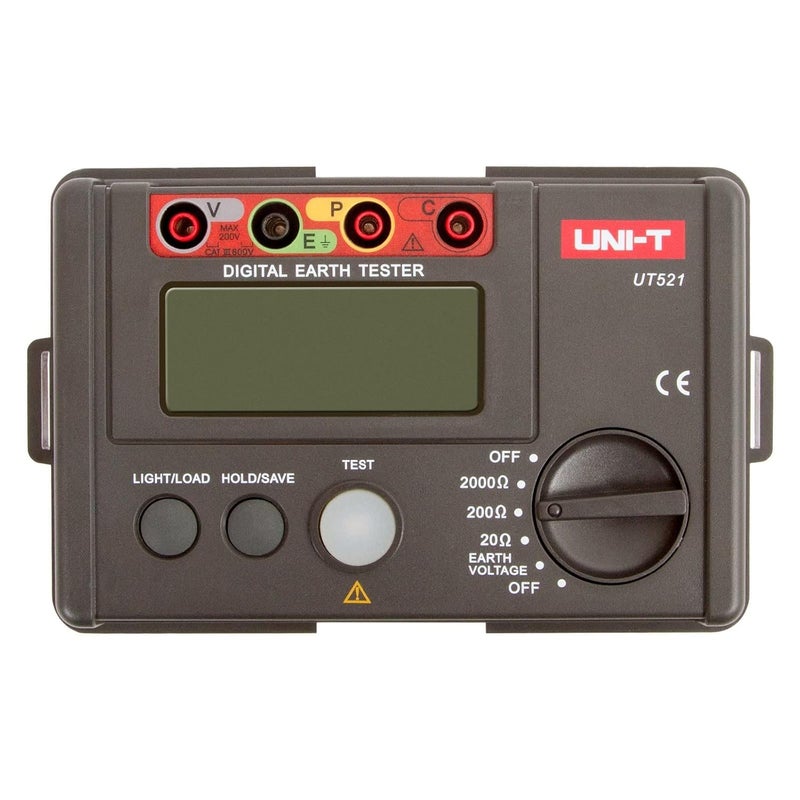 UNI-T جهاز اختبار الأرض الرقمي UNI-T UT521 (2000Ω، 200V) - Image 2