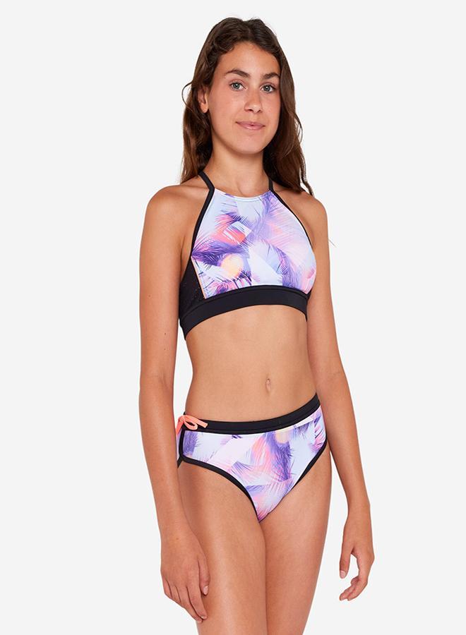 DECATHLON Girls’ surfing drawstring swimsuit bottoms - Mas posy - Image 2