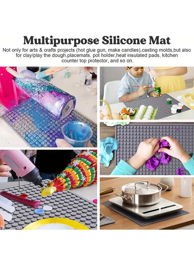 Large 15 7 X 10 2 Inch Non Slip Heat Resistant Silicone Mat For Resin Art And Kitchen - Image 5