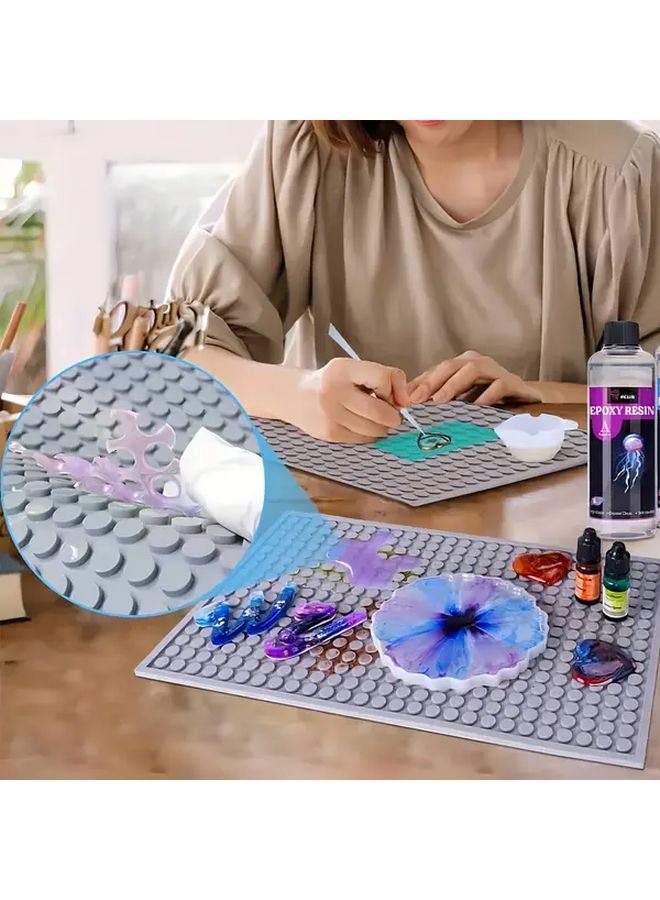 Large 15 7 X 10 2 Inch Non Slip Heat Resistant Silicone Mat For Resin Art And Kitchen - Image 3