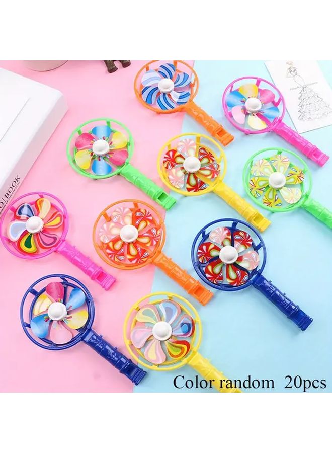 20pcs Color Random Whispered Windmill Valentine Day Cards Party Gifts - Image 1