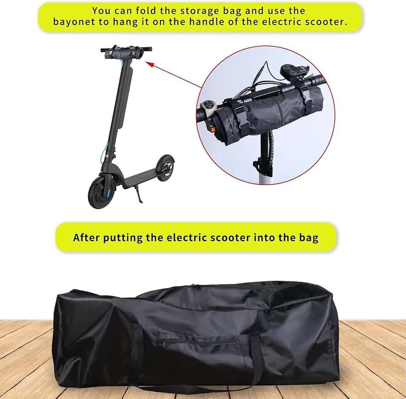 ALMEKAQUZ Electric Scooter Bag, Foldable Carrying Case for Commuter Scooters, Protective Storage Pouch for Urban Transport, Heavy Duty Travel Organizer for Folding Mobility Devices - Image 4
