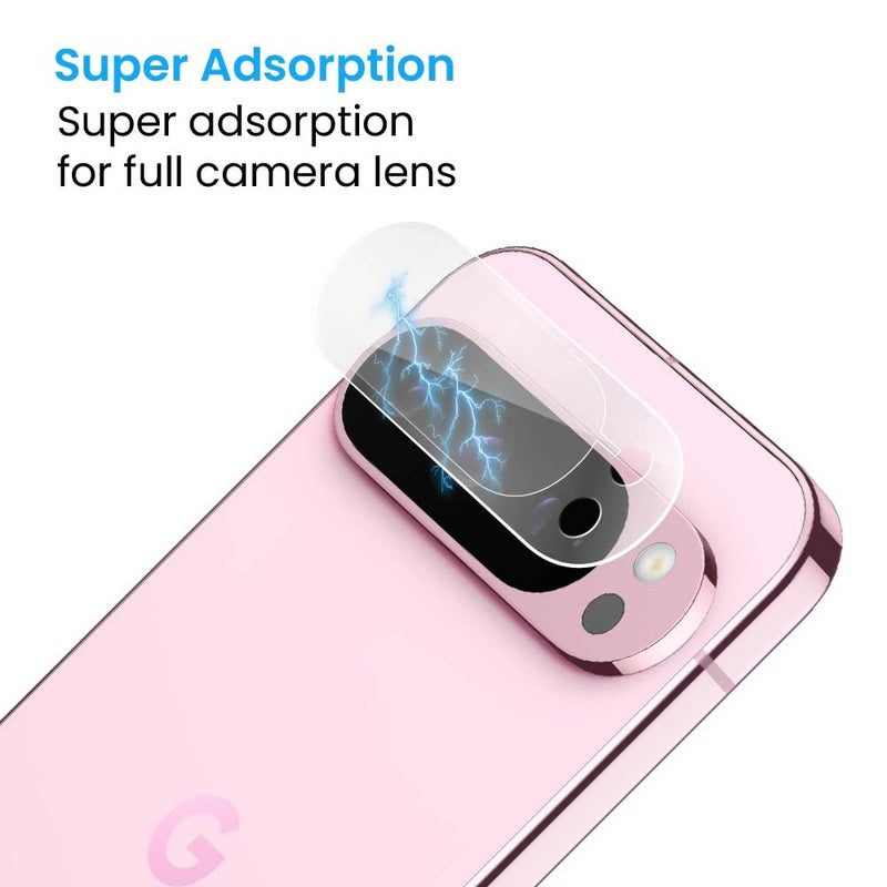FIRST MART Premium Camera Lens Protection For Google Pixel 9 Pro XL 5G (6.3 Inches) With Edge-to-Edge Protector Coverage and Installation Kit |Crystal Clear, Pack of 1 - Image 2