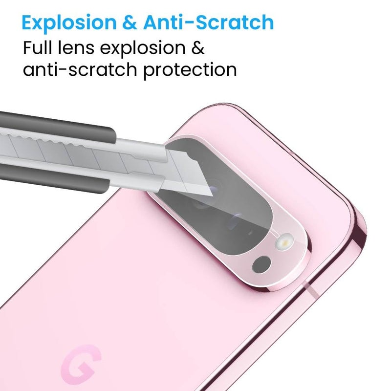 FIRST MART Premium Camera Lens Protection For Google Pixel 9 Pro XL 5G (6.3 Inches) With Edge-to-Edge Protector Coverage and Installation Kit |Crystal Clear, Pack of 1 - Image 3
