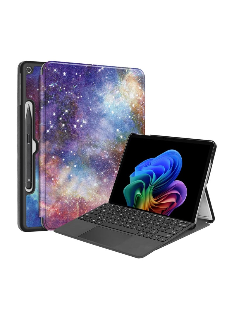 general Protective Case for Microsoft Surface Pro 12 (2025) 12-inch Lightweight PU Leather Case with Shock-Absorbing Stand Cover