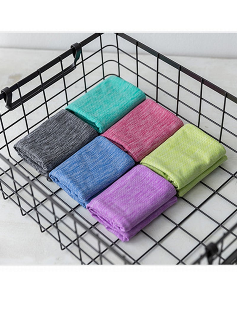 Generic Cooling Quick-Dry Towel with Silicone Protective Keychain, Ideal for Swimming and Fitness, Convenient for Travel Sports On-the-Go, Size 30cm×80cm - Image 3