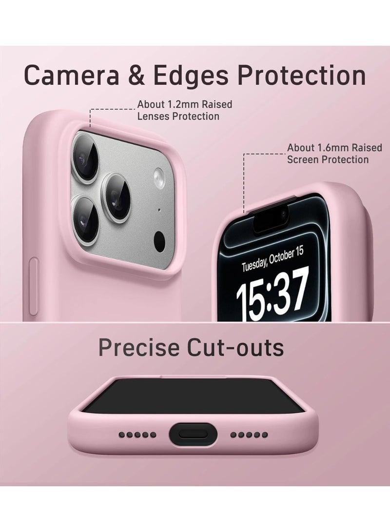 ELTRAZONE iPhone 17 Pro Max Liquid Silicone Case | Shockproof Anti-Scratch Protective Cover with Microfiber Lining | Soft Touch Slim Fit Durable Non-Slip Back Case for iPhone 17 Pro Max 6.9-Inch - Image 3