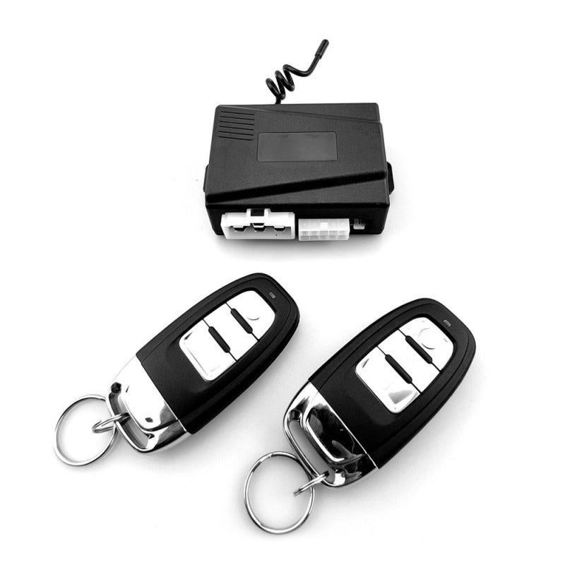 Car Remote Central Lock Kit: 2 Remote Controller & One Key Start - Remote Start Stop Trunk Access, Intelligent Anti-Theft for 12.0V Gasoline Vehicles - Image 3