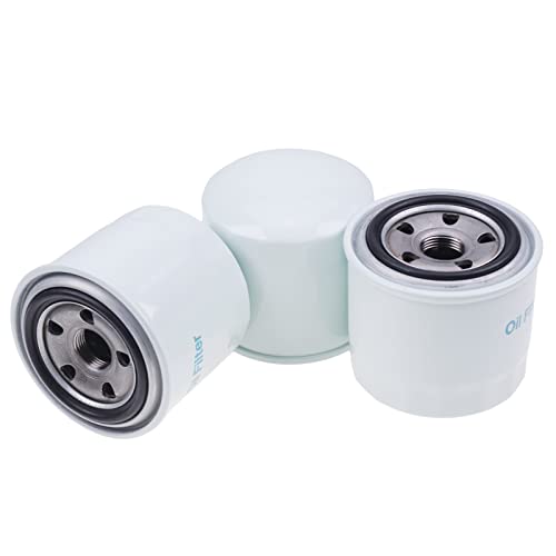 JZGRDN 3PK Oil Filter HH160-32093 16271-32090 100805 Compatible with Kubota B,F, KX, RTV Models Grasshopper 928D 928D2 930D 930D2 - Image 1