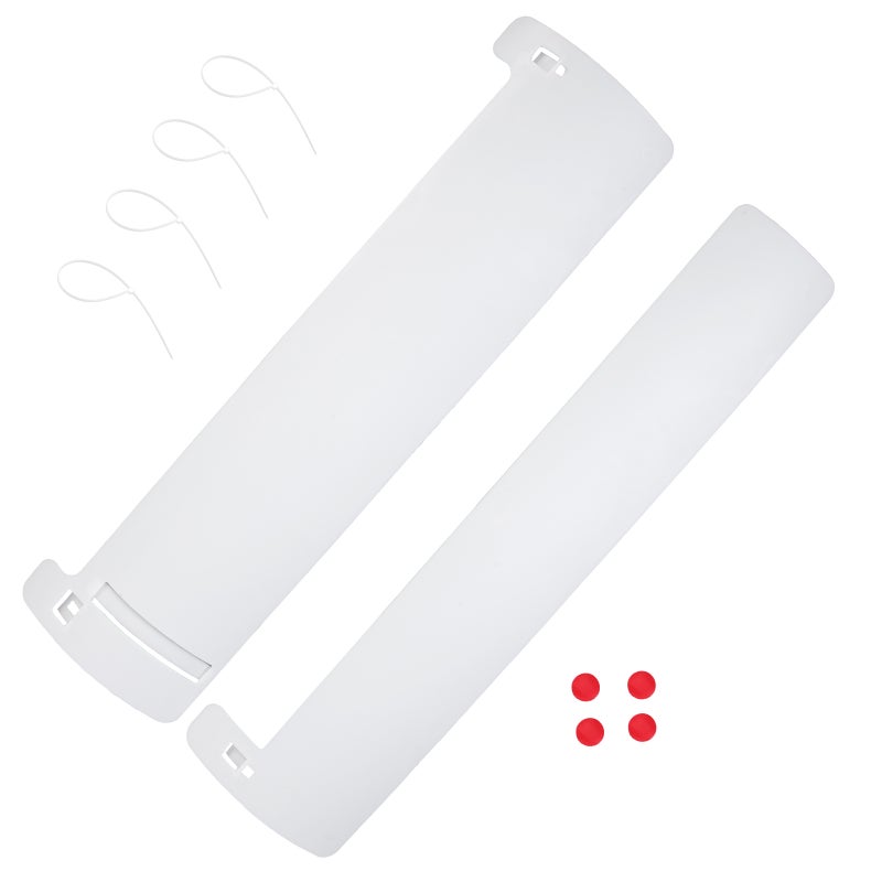 Adjustable Air Outlet Shield for HVAC Systems, Customizable Airflow Management, Secure Fit - Image 1