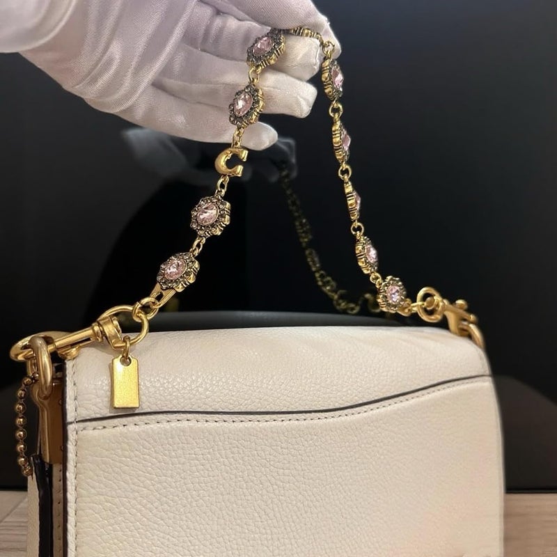 SOPKTA Bag Charms - Purse Charmsï¼ŒBag Charm Chain, flower-shaped fashionable women's purse chain -jin2 - Image 4