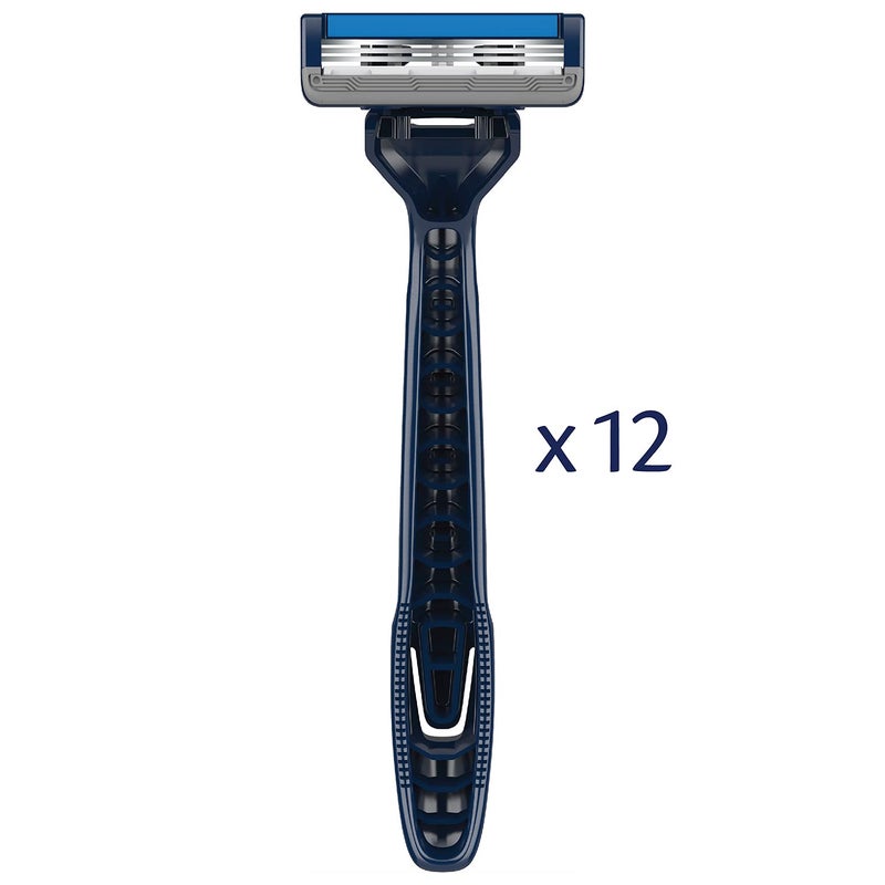 Barbasol Ultra 3 Premium Disposable Razor Value Pack Bundle (3 Packs/12 Total Razors) - Image 4