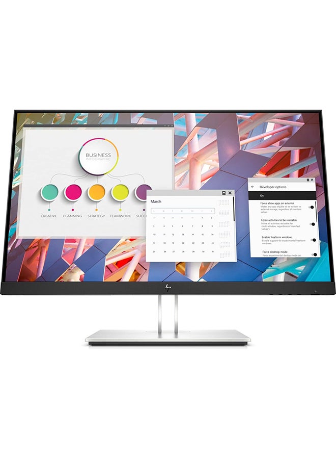 HP E24 G4 Monitor 23.8" FHD, (9VF99AS) نسخة الشرق الأوسط, ضمان 1 سنة - Image 1