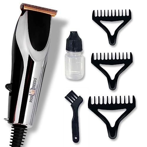 Pick Ur Needs Professional Hair Clipper Advanced shaving System Runtime: 120 min Trimmer for Men (Silver, Black) - Image 1