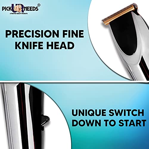 Pick Ur Needs Professional Hair Clipper Advanced shaving System Runtime: 120 min Trimmer for Men (Silver, Black) - Image 4