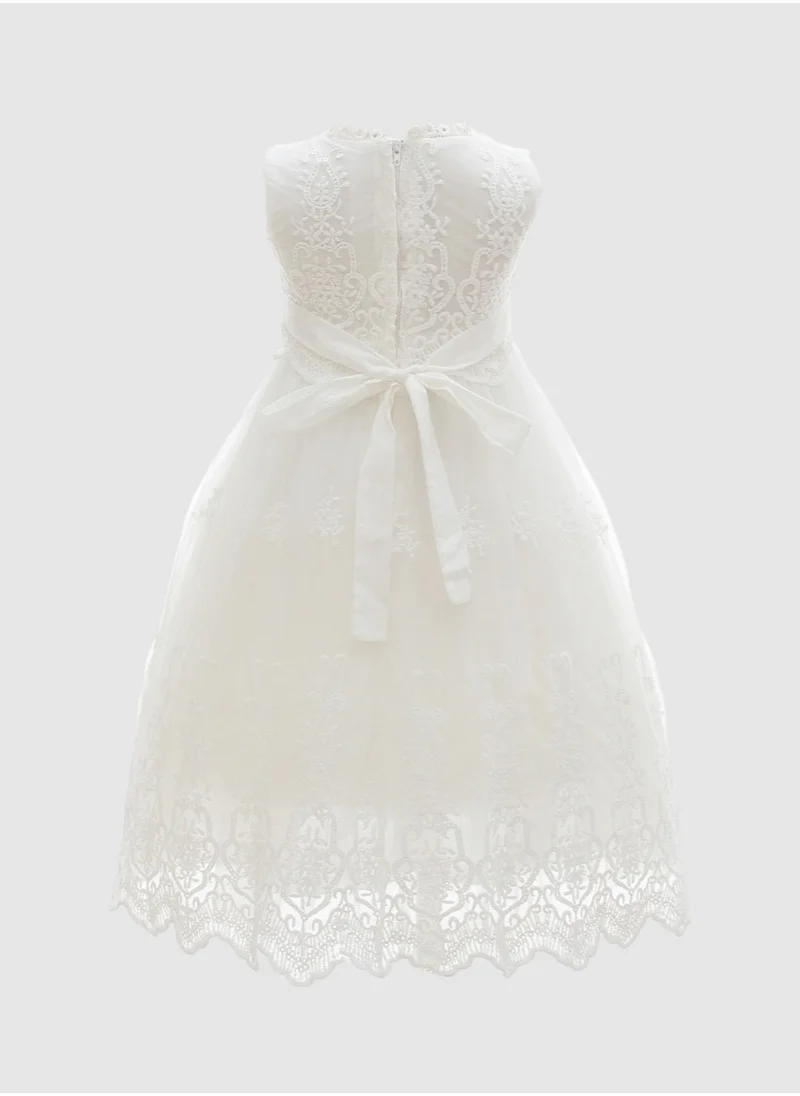 Bambimici Bambimici - Graceful Blessings Lace Gown - White