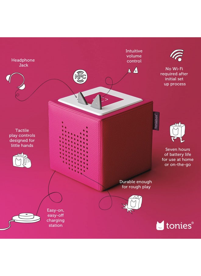 Toniebox Audio Player Starter Set with Playtime Puppy - Listen, Learn, and Play with One Huggable Little Box - Pink - pzsku/Z58AC07D9D25E6F6188E1Z/45/_/1732281458/97811256-2f9b-42f8-894f-5e48318d966e