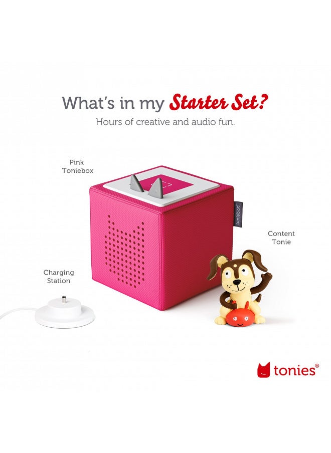 Toniebox Audio Player Starter Set with Playtime Puppy - Listen, Learn, and Play with One Huggable Little Box - Pink - pzsku/Z58AC07D9D25E6F6188E1Z/45/_/1732281461/968e6db7-3773-4218-bced-83869c78ab25