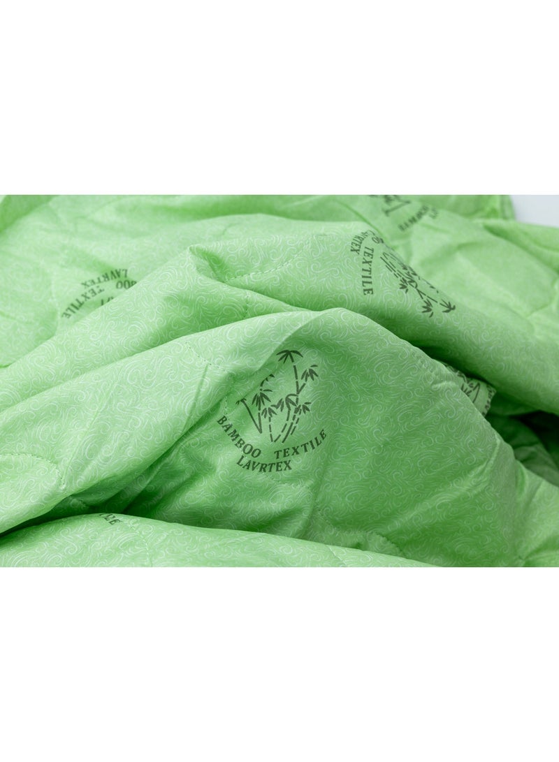 Loom of the wild Bamboo Cooling Comforter 210x170 cm | Lightweight Breathable Duvet for Hot Sleepers | 280 GSM Soft Quilt for AC Rooms | All Season Hypoallergenic Blanket - Image 2