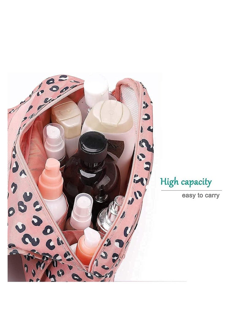 كول بيبي حقيبة أدوات الزينة المعلقة من COOLBABY - منظم كبير للسفر والمكياج التجميلي للرجال والنساء مع خطاف قوي  - Image 4