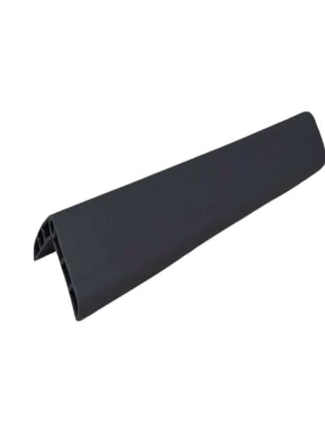 Naidev Rubber Wall Corner Guard Edge Protector,Anti-Collision Strip, Self-Adhesive Wall Guards, Safety Edge & Corner Guards.Black - Image 1
