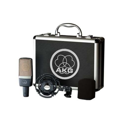 AKG C214 Cardioid Condenser XLR Microphones (Grey) - Image 2