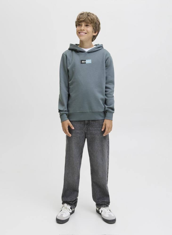 Jack & Jones Junior Kids Jjpan Logo Hoodie - Image 4
