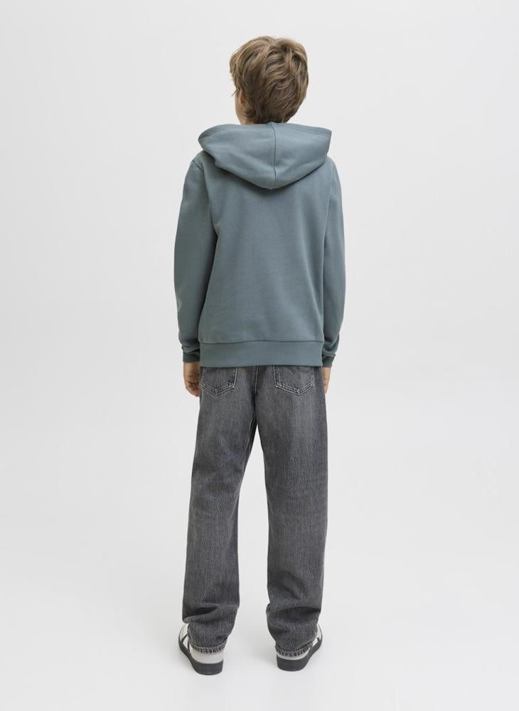 Jack & Jones Junior Kids Jjpan Logo Hoodie - Image 2