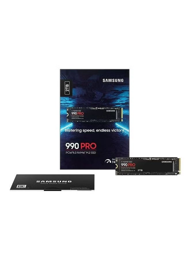 Samsung - 990 PRO SSD 2TB PCIe 4.0 M.2 2280 Internal Solid State Hard Drive, Seq. Read Speeds Up to 7,450 MB/s, NVMe M.2 for High End Computing, Gaming, and Heavy Duty Workstations 2 TB - Image 1