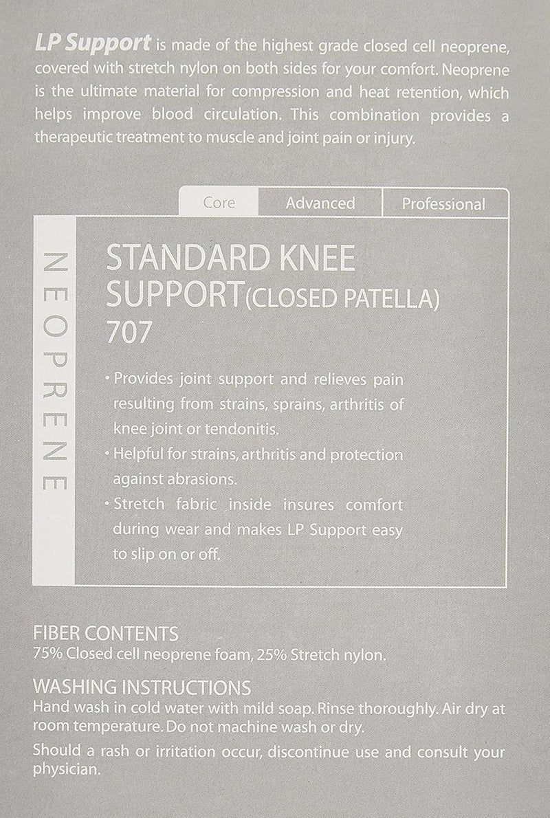 LP Support 707 Standard Knee Support (Closed Patella) - Tan - Image 3