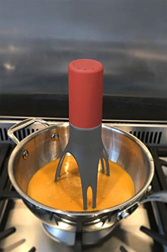 Uutensil Stirr - The Unique Automatic Pan Stirrer - With LED Speed Indicator, Red - Image 3