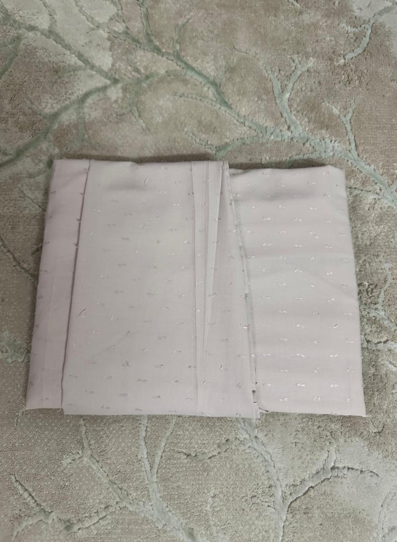 Brides Polka dot prayer jalal with sleeves and side tie - Image 2