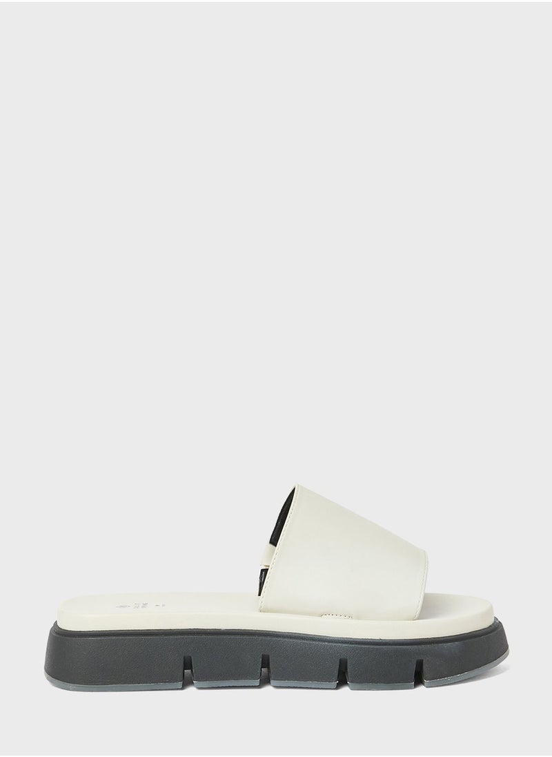 CALL IT SPRING - Elama Chunky Flat Sandals - Image 1