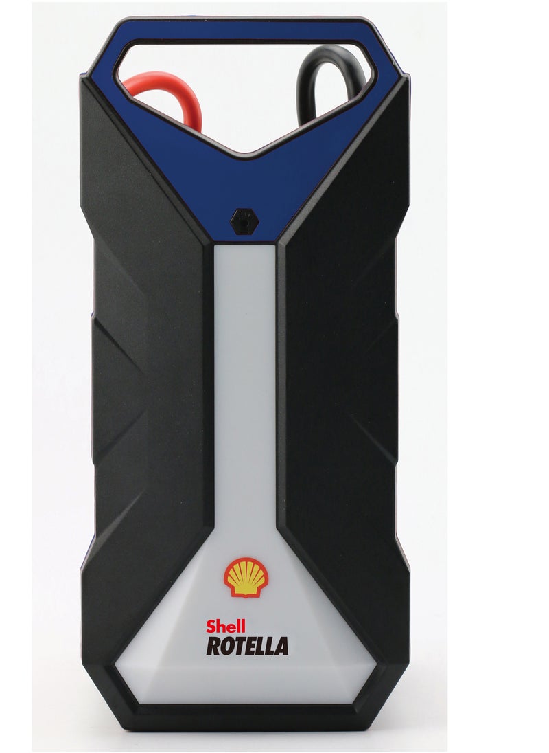 Shell Jump Starter - Shell Professional Jump Starter 12V/2000Ahm with portable LED light , Magnetic  Base ، Power Bank 24,000mAH for Emergency device charging - Image 1