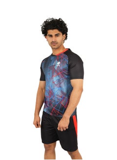 Abitos Black and Blue Soccer Set for Men – High Performance Jersey and Shorts for Soccer Players  - Image 2